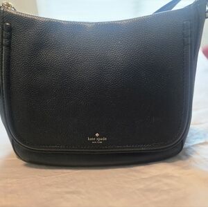 Kate Spade Black Leather Shoulder Bag